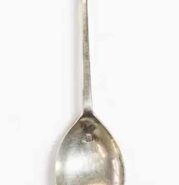Vintage C.J. Vander Sterling Silver Seal-Top Spoon (London, 1951)