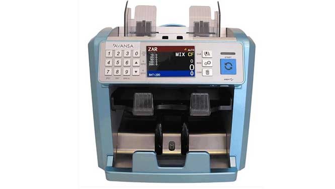 Avansa MegaSort 3000 note counter